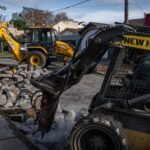 EL MUNICIPIO INTENSIFICA EL PLAN DE BACHEO EN HORMIGÓN EN DISTINTOS PUNTOS DEL DISTRITO 1