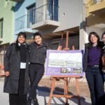 MAYRA Y EVA MIERI RECORRIERON JUNTO A LA MINISTRA BATAKIS LA OBRA DE CONSTRUCCIÓN DE 28 VIVIENDAS DEL BARRIO LA ODISEA 1